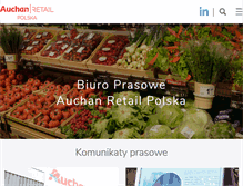 Tablet Screenshot of media.auchan.pl