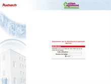 Tablet Screenshot of elogement.auchan.fr